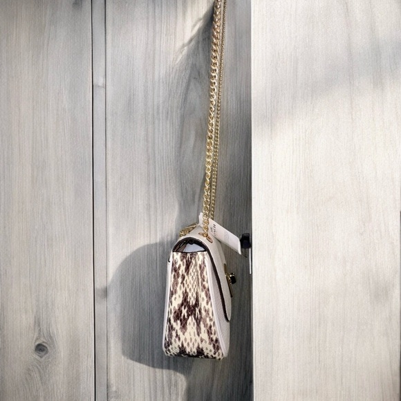 Coach Mini Cassidy Leather Snake Embossed Crossbody New With Tags - Picture 5 of 11